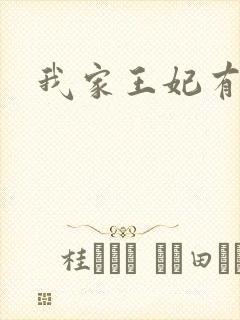 我家王妃有点野封面