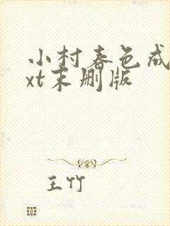 小村春色成刚txt末删版