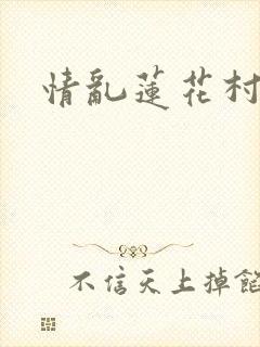 情乱莲花村封面