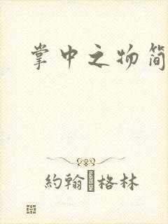 掌中之物简介