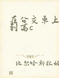 在公交车上被弄到高c