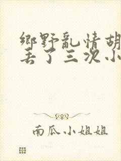乡野乱情胡秀英丢了三次小说