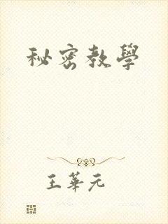 秘密教学封面