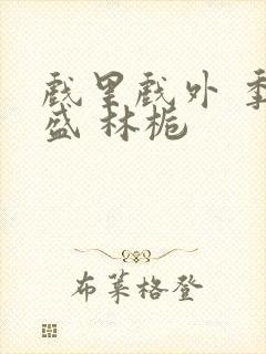 戏里戏外 季淮盛 林栀封面