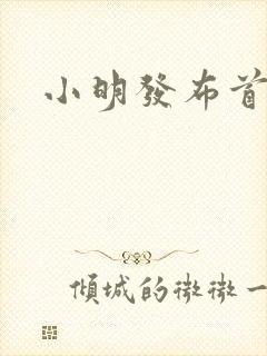 小明发布首页