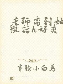 老师脔到她哭h粗话h好爽