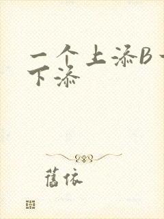 一个上添B一个下添