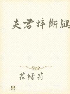 夫君摔断腿后