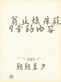 翁止熄痒苏钥第9章的内容封面