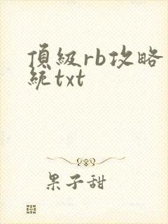 顶级rb攻略系统txt
