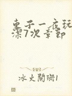 东子一夜玩弄白洁7次章节