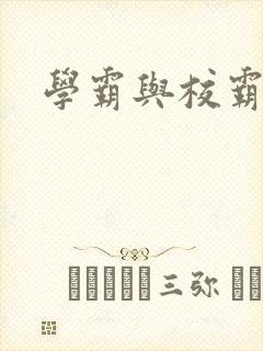 学霸与校霸封面