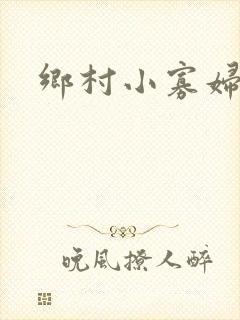 乡村小寡妇