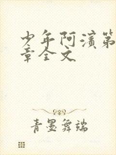 少年阿滨第13章全文
