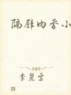 隔壁肉香小说