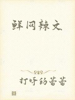 鲜网辣文封面