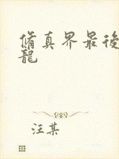 修真界最后一条龙