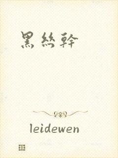 黑丝干