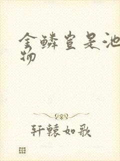 金鳞岂是池中之物封面
