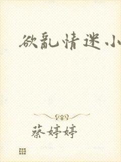 欲乱情迷小说封面