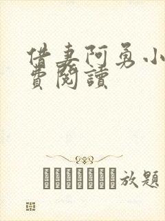 借妻阿勇小说免费阅读封面