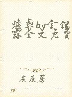 炉鼎by金银花露全文免费阅读笔趣阁