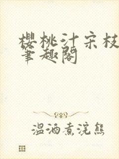 樱桃汁宋枝江野笔趣阁