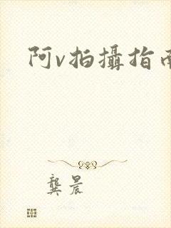 阿v拍摄指南