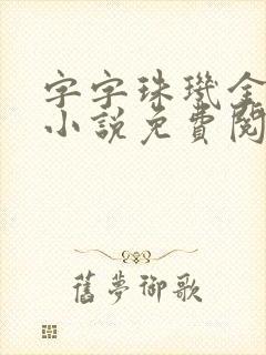 字字珠玑金银花小说免费阅读