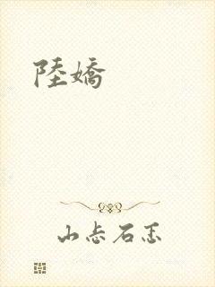 陆娇封面