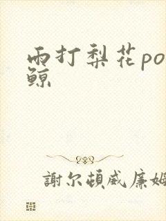 雨打梨花po问鲸封面