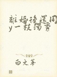 离婚后还同居by一枝独秀