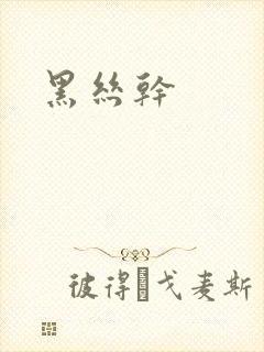 黑丝干