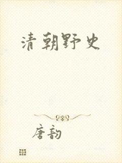 清朝野史