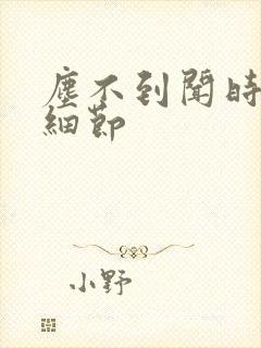 尘不到闻时顶腰细节
