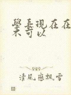 学长现在在上课不可以封面