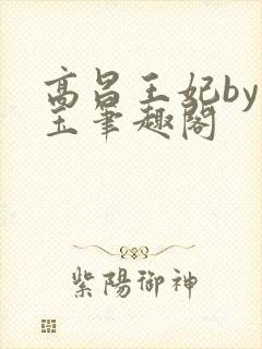 高昌王妃by黛玉笔趣阁封面