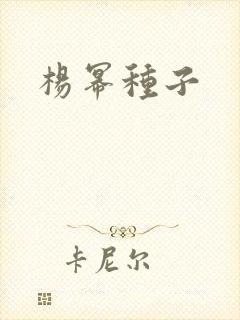 杨幂种子封面