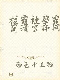 校霸被学霸玩到崩溃云译网