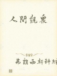 人间观众封面