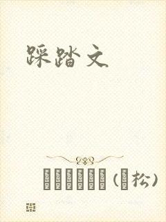 踩踏文封面