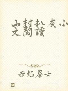 山村扒灰小说全文阅读