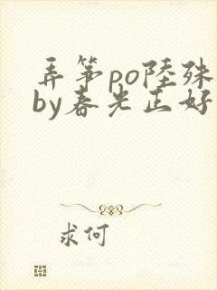 弄筝po陆殊词by春光正好
