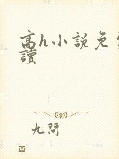 高h小说免费阅读