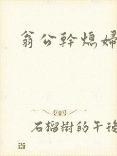 翁公干熄妇封面