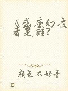 《盛唐幻夜》作者是谁?