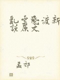 乱云飞渡新编小说原文封面