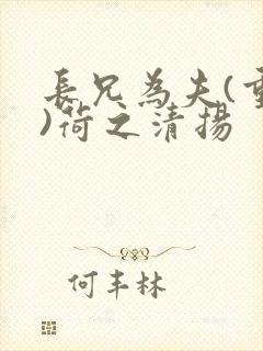 长兄为夫(重生)荷之清扬封面