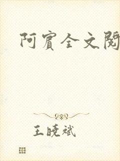 阿宾全文阅读封面