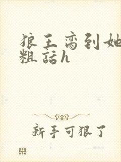 狼王脔到她乖h粗话h